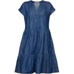Reduzierte Blaue Esprit Freizeitkleider aus Baumwolle für Damen Größe M 
