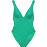 Grüne Unifarbene Esprit Damenbadeanzüge mit Meer-Motiv ohne Bügel Größe M 