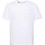 Reduzierte Weiße Esprit T-Shirts aus Baumwolle für Herren Größe L 