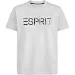 Hellgraue Esprit T-Shirts aus Baumwolle für Herren Größe M 