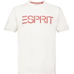 Weiße Esprit T-Shirts aus Baumwolle für Herren Größe XXL 