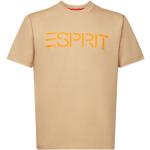 Beige Esprit T-Shirts aus Baumwolle für Herren Größe XL 