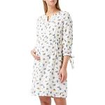 Weiße Langärmelige Esprit Maternity Stillkleider mit Knopf für Damen Größe M 