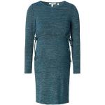 Reduzierte Blaue Melierte Langärmelige Esprit Maternity Mini Minikleider & kurze Kleider für Damen Größe XS 