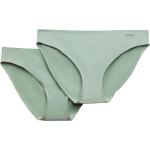 Grüne Unifarbene Esprit Micro-Slips & Minislips für Damen Größe M 2-teilig 