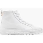 Reduzierte Weiße Esprit High Top Sneaker & Sneaker Boots aus Textil für Damen Größe 39 mit Absatzhöhe bis 3cm 