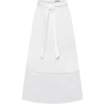 Reduzierte Weiße Esprit Midi Leinenröcke aus Spitze für Damen Größe XS 