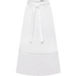 Weiße Elegante Esprit Midi Leinenröcke aus Spitze für Damen 