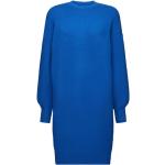 Reduzierte Blaue Esprit Mini Strickkleider aus Polyamid für Damen Größe L 