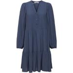 Esprit Minikleid »Kleid mit breiten Volants«, blau, NAVY