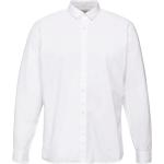 Weiße Esprit Slim Fit Hemden aus Baumwolle für Herren 