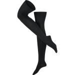 Schwarze Unifarbene Esprit Overknee-Strümpfe für Damen Größe 39 