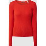 Rote Esprit Strickpullover aus Baumwollmischung für Damen Größe XXL 