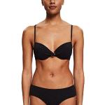 Schwarze Esprit Push Up Bikinis mit Meer-Motiv gepolstert für Damen Größe M 