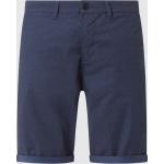 Marineblaue Esprit Bio Chino-Shorts aus Baumwolle für Herren Größe XXL 