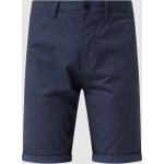 Marineblaue Esprit Bio Chino-Shorts aus Baumwolle für Herren 