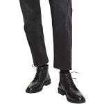 Schwarze Esprit Lederschuhe & Kunstlederschuhe mit Schnürsenkel aus Leder für Herren Größe 46 