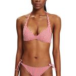 Rote Esprit Neckholder-Bikinis mit Meer-Motiv ohne Bügel für Damen Größe M 