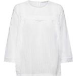 Weiße Esprit Festliche Blusen aus Spitze für Damen Größe M 