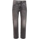 Graue Esprit Straight Leg Jeans mit Knopf aus Denim für Damen Weite 33 