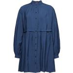 Reduzierte Blaue Esprit Mini Nachhaltige Minikleider & kurze Kleider aus Viskose für Damen Größe L 