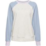 Reduzierte Cremefarbene Esprit Rundhals-Ausschnitt Damensweatshirts aus Baumwolle Größe S für den für den Herbst 