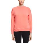Reduzierte Korallenrote Unifarbene Esprit Rundhals-Ausschnitt Damensweatshirts Größe S für den für den Herbst 