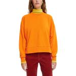 Reduzierte Orange Esprit Rundhals-Ausschnitt Damensweatshirts aus Baumwolle Größe XL 