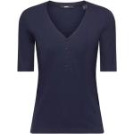 Marineblaue Esprit T-Shirts für Damen Größe XS 