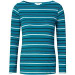 Blaue Langärmelige Esprit Umstands-T-Shirts aus Baumwolle maschinenwaschbar für Damen Größe XXL 
