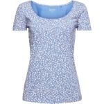 Hellblaue Esprit Bio T-Shirts aus Baumwolle für Damen Größe XL 