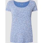 Reduzierte Blaue Esprit Bio T-Shirts aus Baumwolle für Damen Größe XL 