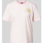Rosa Gestreifte Esprit T-Shirts aus Baumwolle für Damen Größe M 