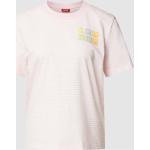 Rosa Gestreifte Esprit T-Shirts aus Baumwolle für Damen Größe XXL 