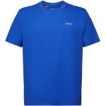 Reduzierte Blaue Esprit T-Shirts aus Baumwolle für Herren Größe L 