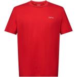 Reduzierte Dunkelrote Esprit T-Shirts aus Baumwolle für Herren Größe L 