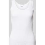 Weiße Esprit Tank-Tops aus Baumwollmischung für Damen Größe XL für den für den Sommer 