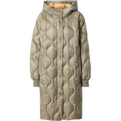 Beige Esprit Damensteppmäntel & Damenpuffercoats mit Reißverschluss für den Winter 