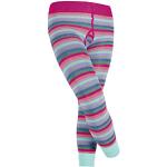 ESPRIT Unisex Kinder Leggings Multi Stripe, Biologische Baumwolle, 1 Stück, Lila (Lipstick Pink 8528), 122-128