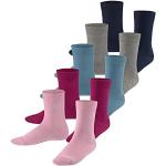 ESPRIT Unisex Kinder Socken Solid Mix 5-Pack K SO Baumwolle einfarbig 5 Paar, Mehrfarbig (Sortiment 0010), 23-26