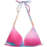 Reduzierte Pinke Batik Esprit Triangel-Bikinis aus Polyamid gepolstert für Damen Größe M 