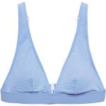 Reduzierte Hellblaue Esprit Bikini-Tops aus Polyamid gepolstert für Damen Größe S 