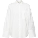 Weiße Oversize Esprit Hemdblusen aus Baumwolle für Damen Größe XL 
