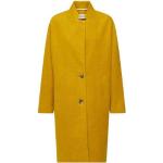 Gelbe Esprit Wollmäntel aus Wolle für Damen Größe M 