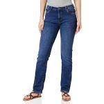Blaue Esprit Bio Stretch-Jeans mit Reißverschluss aus Denim für Damen Weite 26 