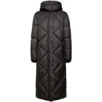Reduzierte Schwarze Rauten Esprit Collection Maxi Damensteppmäntel & Damenpuffercoats aus Polyester Größe L für den für den Herbst 