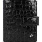 Schwarze Esquire RFID Portemonnaies & Wallets aus Leder mit RFID-Schutz 