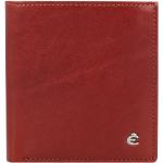 Rote Elegante Esquire Toscana Herrenportemonnaies & Herrenwallets aus Leder mit RFID-Schutz 