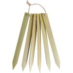 Esschert Design Pflanzenschilder aus Bambus 6-teilig 