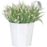 Weiße Esschert Design Pflanzkübel & Blumentöpfe aus Zink 1-teilig 